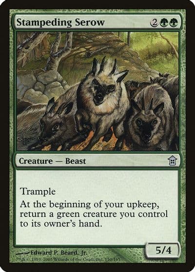 Stampeding Serow Saviors of Kamigawa Magic card