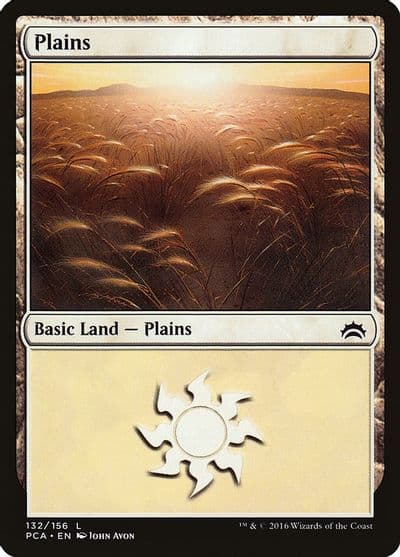 Plains 132 Planechase Anthology Magic card