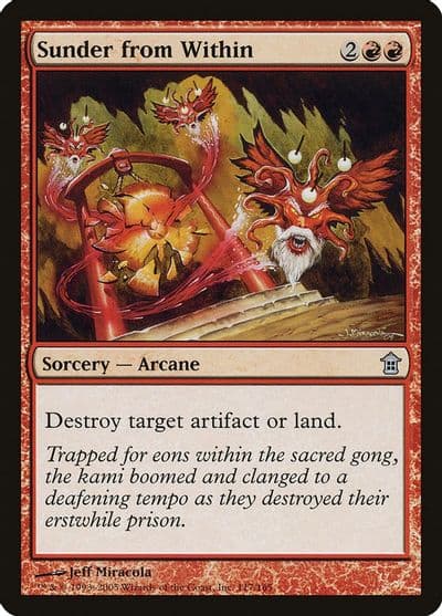Sunder from Within Saviors of Kamigawa Magic card