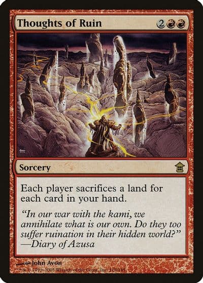 Thoughts of Ruin Saviors of Kamigawa Magic card