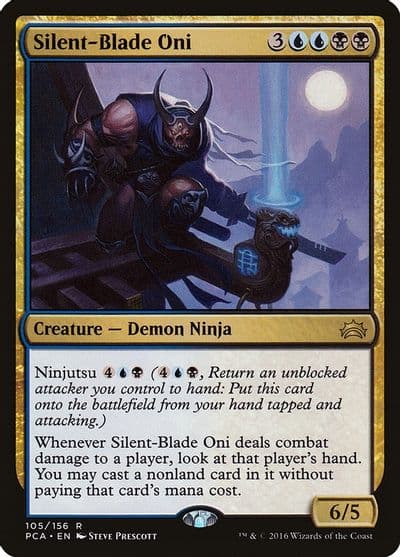 Silent Blade Oni Planechase Anthology Magic card