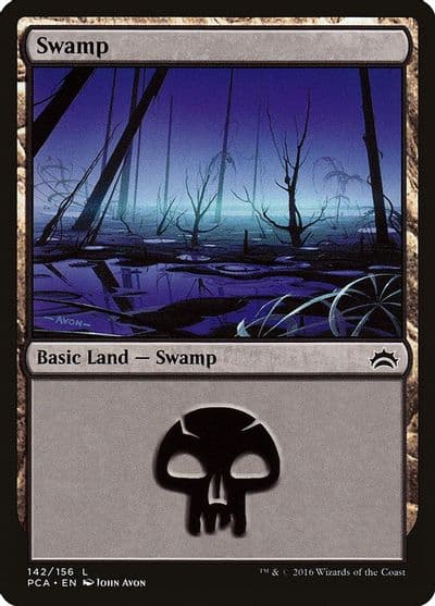 Swamp 142 Planechase Anthology Magic card