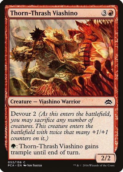 Thorn Thrash Viashino Planechase Anthology Magic card