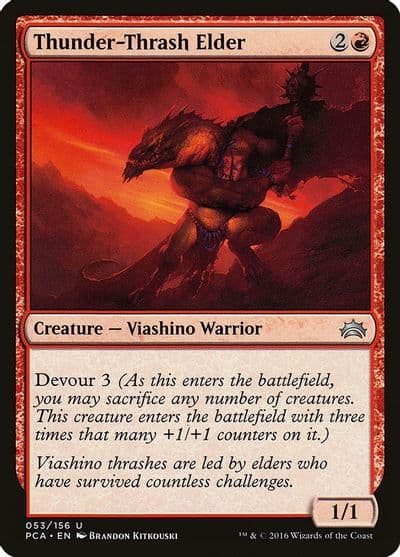 Thunder Thrash Elder Planechase Anthology Magic card