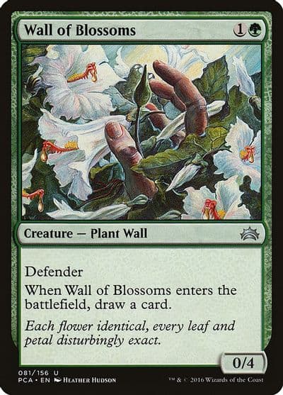Wall of Blossoms Planechase Anthology Magic card
