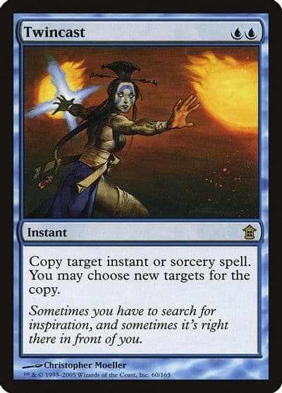 Twincast Saviors of Kamigawa Magic card