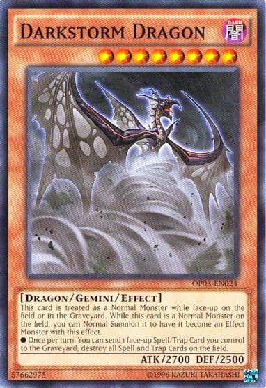 Darkstorm Dragon OTS Tournament Pack 3 Yu-Gi-Oh! card