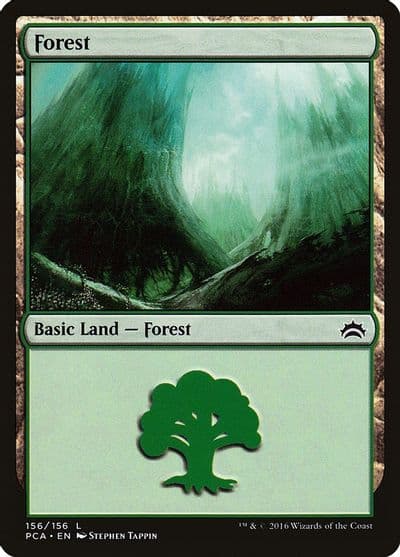 Forest 156 Planechase Anthology Magic card