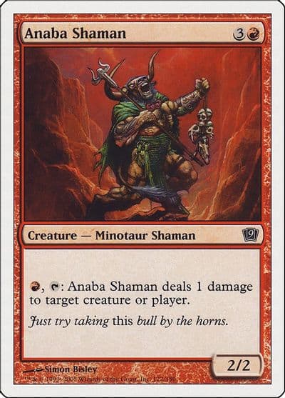 Anaba Shaman 9th Edition Magic card