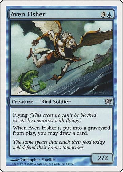 Aven Fisher 9th Edition Magic card