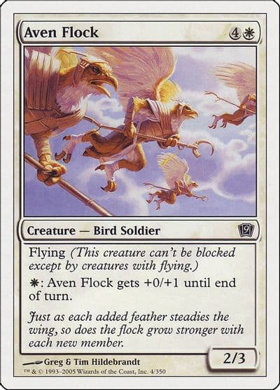 Aven Flock 9th Edition Magic card