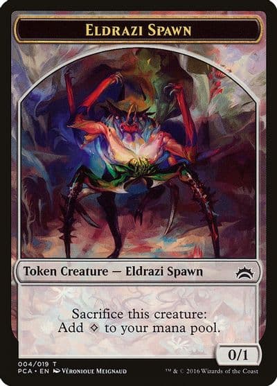 Eldrazi Spawn 004 Eldrazi Double Sided Token Planechase Anthology Magic card