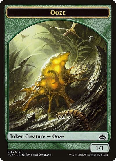 Ooze 016 Ooze 017 Double Sided Token Planechase Anthology Magic card