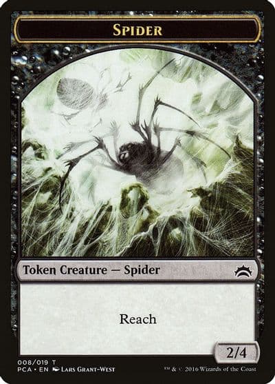 Spider Saproling Double Sided Token Planechase Anthology Magic card