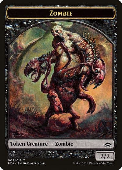 Zombie Hellion Double Sided Token Planechase Anthology Magic card