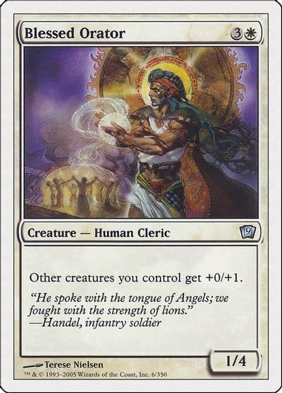 Blessed Orator 9th Edition Magic card