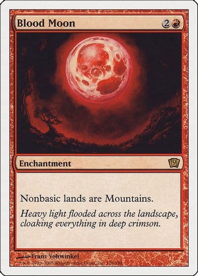Blood Moon 9th Edition Magic card