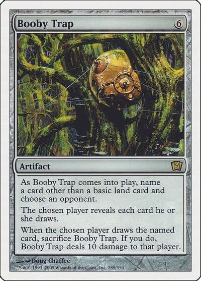 Booby Trap 9th Edition Magic card