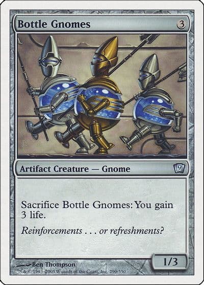 Bottle Gnomes 9th Edition Magic card