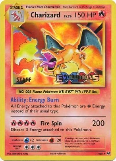 Charizard (Prerelease) XY Promos Pokemon card