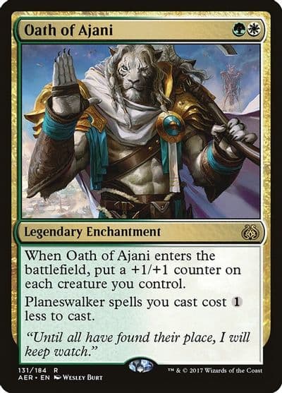 Oath of Ajani Aether Revolt Magic card