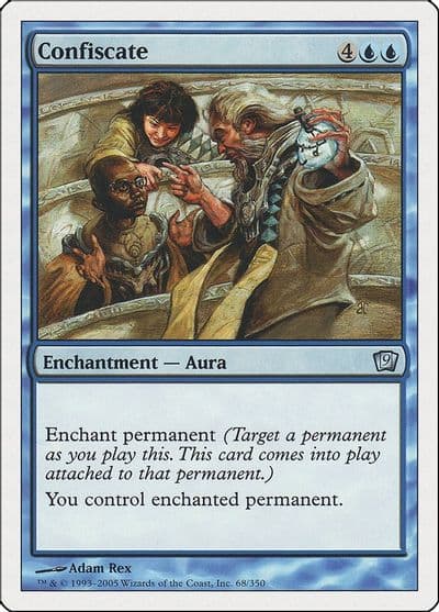 Confiscate 9th Edition Magic card