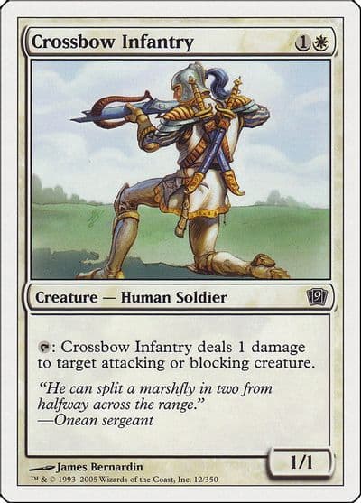 Crossbow Infantry 9th Edition Magic card