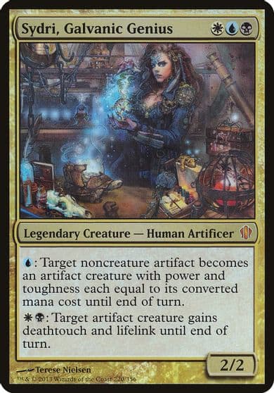 Sydri Galvanic Genius Commander 2013 Oversize Cards Magic card