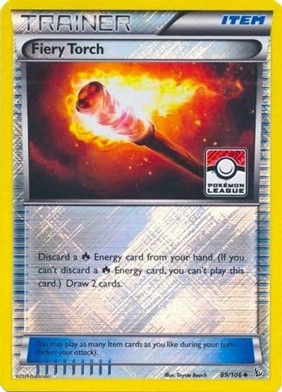 Fiery Torch (Pokemon League) League & Championship Cards Pokemon card