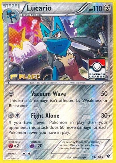 Lucario (Pokemon League) [1st Place] League & Championship Cards Pokemon card