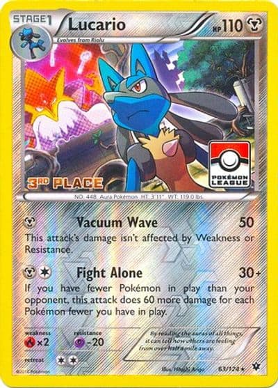 Lucario (Pokemon League) [3rd Place] League & Championship Cards Pokemon card