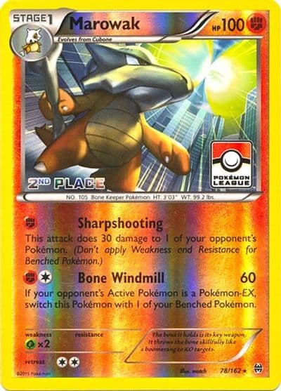 Marowak (Pokemon League) [2nd Place] League & Championship Cards Pokemon card