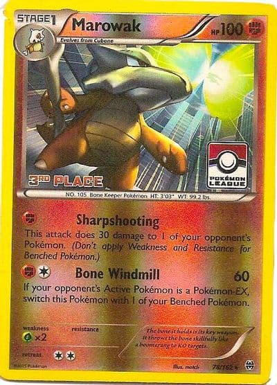 Marowak (Pokemon League) [3rd Place] League & Championship Cards Pokemon card