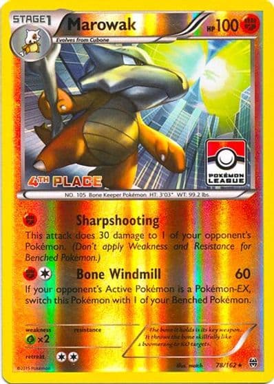 Marowak (Pokemon League) [4th Place] League & Championship Cards Pokemon card