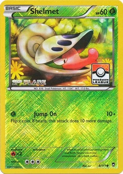 Shelmet (Pokemon League) [2nd Place] League & Championship Cards Pokemon card