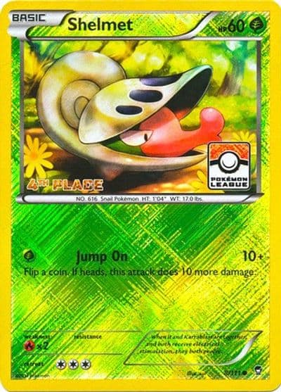 Shelmet (Pokemon League) [4th Place] League & Championship Cards Pokemon card