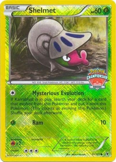 Shelmet (Championship Series) League & Championship Cards Pokemon card