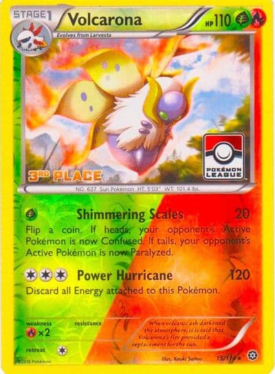 Volcarona (Pokemon League) [3rd Place] League & Championship Cards Pokemon card