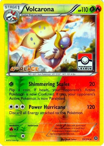 Volcarona (Pokemon League) [4th Place] League & Championship Cards Pokemon card
