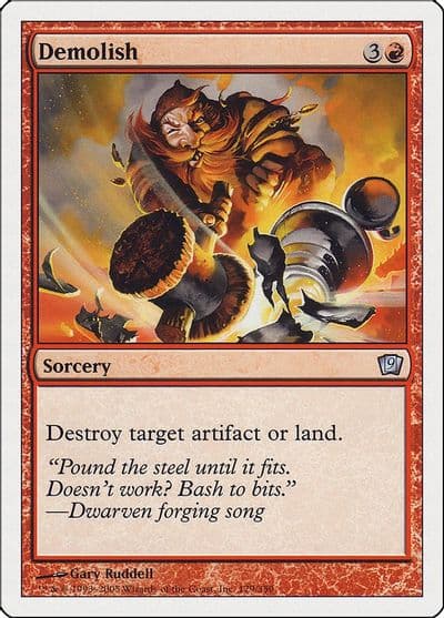 Demolish 9th Edition Magic card