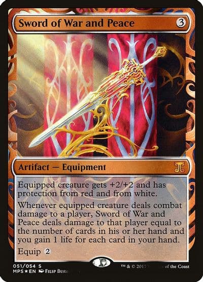 Sword of War and Peace Masterpiece Series: Kaladesh Inventions Magic card