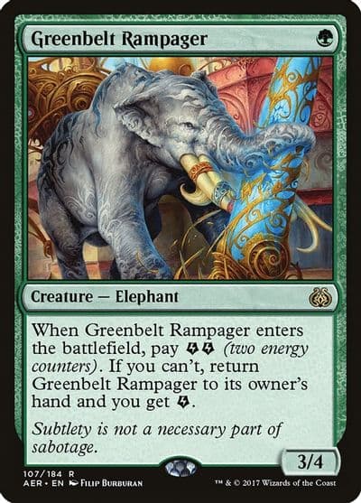 Greenbelt Rampager Aether Revolt Magic card