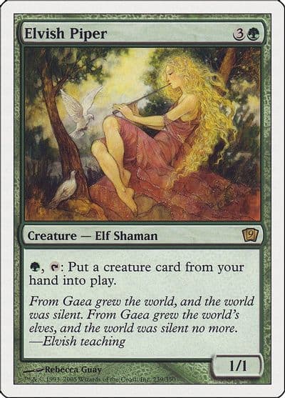 Elvish Piper 9th Edition Magic card