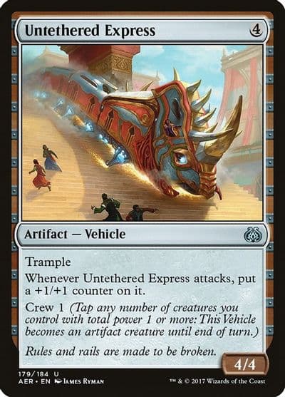 Untethered Express Aether Revolt Magic card