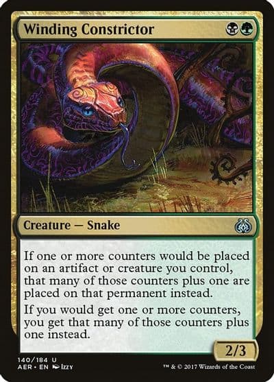 Winding Constrictor Aether Revolt Magic card