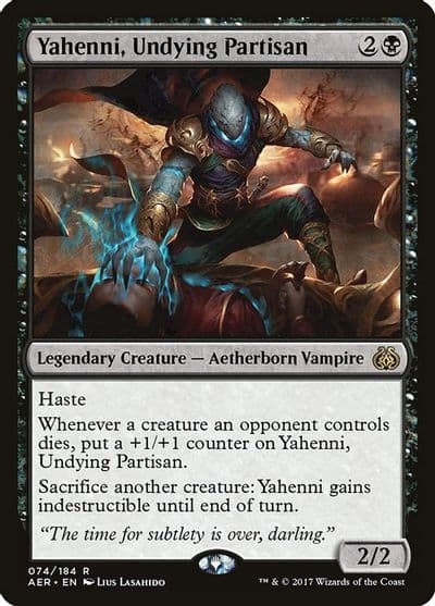 Yahenni Undying Partisan Aether Revolt Magic card