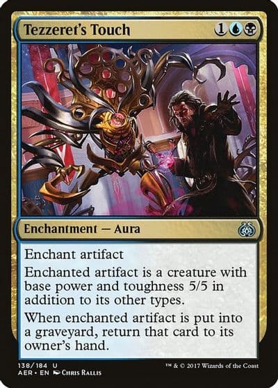 Tezzerets Touch Aether Revolt Magic card