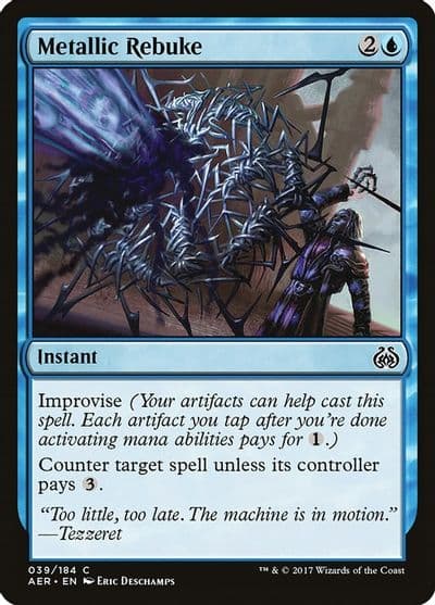 Metallic Rebuke Aether Revolt Magic card