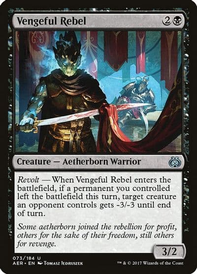 Vengeful Rebel Aether Revolt Magic card