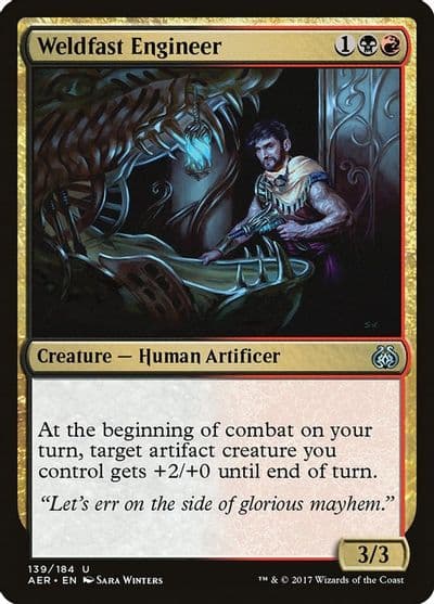 Weldfast Engineer Aether Revolt Magic card